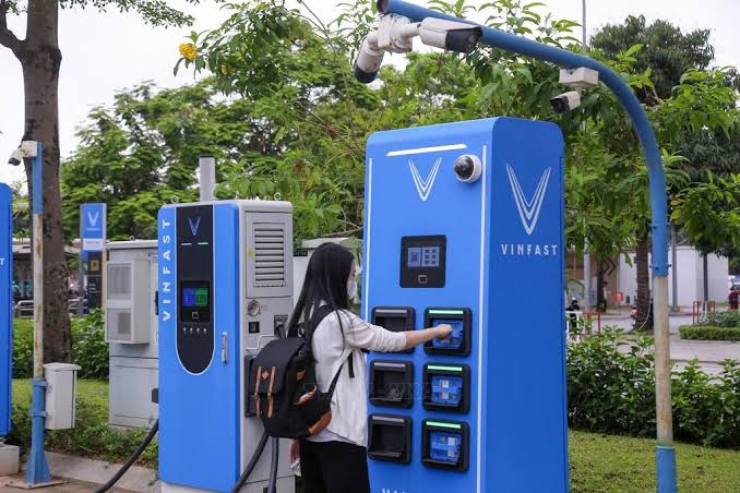 Hệ thống trạm đổi pin Vinfast