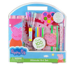 Innovative Designs Peppa Pig Ultimate Art Set 100pc Set Arts And Crafts Walmart Com Peppa Pig Toys Peppa Pig Art Set
