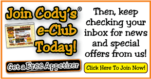 We are a full service pest control company that can take care of your lawn, shrubs, inside. Cody S Original Roadhouse Hand Cut Steaks Daily 2 4 1 Happy Hour Just Plain Good Food