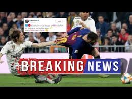 Find gifs with the latest and newest hashtags! Barcelona Use Picture Of Luka Modric Pulling Lionel Messi S Shirt To Promote His Jersey On Official Youtube