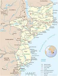 Mozambique On A Map Map Of Mozambique - Travel Africa