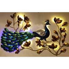 Get decorative peacock at best price with product specifications. Decorative Iron Led Peacock Wall Hanging Size 36 X 24 Inch Id 21809435062