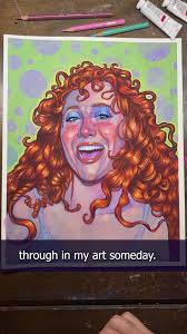 Painting @chappellroan made me sad... kinda