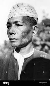 Chinese man in traditional costume Black and White Stock Photos & Images