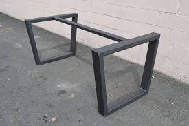 Economy Style Welding Custom Rectangle Shape Stainless Steel Etsy Steel Table Base Metal Table Base Steel Table Legs