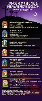 Sementara untuk perayaan jumat agung dan sabtu, vigili paskah, tvri tidak ada siaran langsung. Misa Pekan Suci 2019 Jakarta