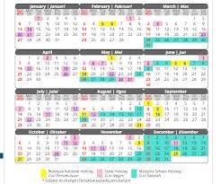 Jadual cuti sekolah untuk tahun 2020 ambil dekat laman web kpm. Kalendar Dan Cuti Umum Malaysia 2019 Denaihati