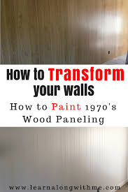 A panel painting is a painting made on a flat panel made of wood, either a single piece, or a number of pieces joined together. How To Paint Wood Paneling Easy 4 Step Diy Guide Learn Along With Me