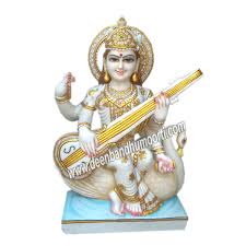 Try to search more transparent images related to saraswati png |. Saraswati Mata White Marble Murti Marble Statue And Handicrafs