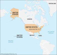 The united states of america (usa), commonly known as the united states (u.s. United States History Map Flag Population Britannica