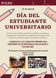 Sobre las características del estudiante universitario, se destacan entre otras las siguientes: Dia Del Estudiante Universitario Ecuatoriano Pulso