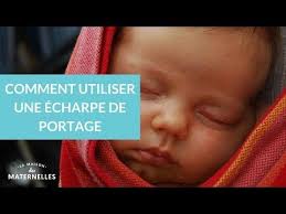 Comment Utiliser Une Echarpe De Portage La Maison Des Maternelles Lmdm Youtube Echarpe De Portage Portage Maison Maternelle