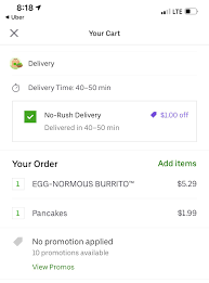 Uber Adds A No Rush Delivery Option To Ubereats Ubereats See all 17 uber eats promo codes, coupons, discounts & free delivery offers for mar 2021. uber adds a no rush delivery option