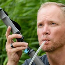 The telescoping trekking pole that also purifies water