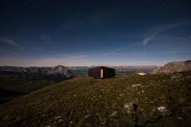 Gallery Of Black Body Mountain Shelter Andrea Cassi Michele Versaci 12 Beach Cabin Shelter Black Body