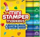 Crayola Mini Stamping Markers - 16 Pack Washable Felt-tip Pens With Fun  Emoji Stamps For Kids