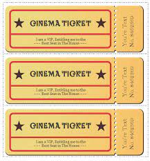 Ticket Templates Download 6 Professional Movie Ticket Template S And Cinema Ticket Templates For M Free Movie Tickets Ticket Template Movie Ticket Template