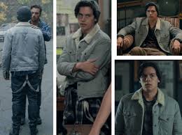 1 synopsis 2 cast 2.1 main 2.2 supporting 3 episodes 4 trivia 5 gallery 5.1 images 5.2 videos 5.2.1 promotional 5.2.2. Jughead Jones Light Blue Denim Sherpa Jacket Riverdale Colesprouse Jughead Jones Jughead Jughead Jones Aesthetic