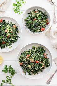 And it goes a little like this. Kale Tabbouleh With Quinoa Recipe Elle Republic