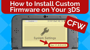 How To Install Custom Firmware On Your Nintendo 3ds Nintendo 3ds Firmware 3ds