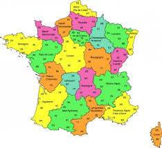 Carte des 18 régions françaisesaprès le redécoupage de 2015. Carte De France Avec Les Regions A Completer
