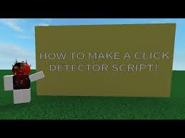 Note, this is fe compatible. Roblox How To Make A Click Detector Script Tutorial 3 Youtube