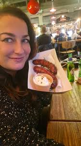 Hannah aka Southport Sausage Lady is happy!!! Pitamu Southport market has  the best Sausage 😂🍸 🍻 🍷 🙈 💥 Thank you Mathew Stock 🙏
