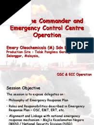 Tuan rahimi bin ismail, ketua pengarah keselamatan kerajaan, pejabat ketua pegawai keselamatan kerajaan malaysia (cgso) ke atas ybhg. On Scene Commander Osc And Emergency Control Centre Ecc Training Proposal Emergency Occupational Safety And Health Administration