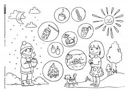 Abc Und 123 Kalt Warm Gruschwitz Seasons Worksheets Abc German Language