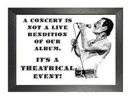 See the gallery for tag and special word concert. Freddie Mercury Concert Quote Rock Singer Music Band Queen Poster Theatrical Ebay