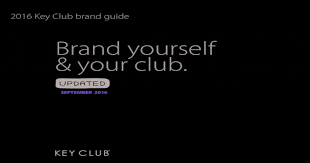 When all else fails or if you have questions, contact the crew at key club international at keyclubnews@kiwanis.org. 2016 Key Club Brand Guide