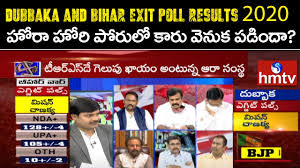 Dubbaka And Bihar Exit Poll Results 2020 Special Debate Part 1 Hmtv Youtube