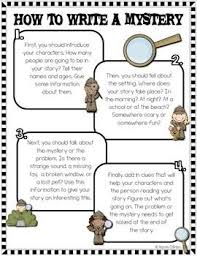 Writing Mystery Stories Notebook And Activities Writing Mystery Stories Mystery Writing Mystery Stories