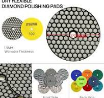 DT-DIATOOL 1pc Diamond Polishing Pads For Granite Marble Tile Ceramic Dry  Flexible Resin Bond Sanding Disc Dia 4"/100mm - AliExpress