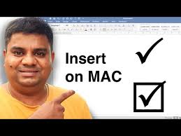 Tick Symbol in Word [ MAC ]