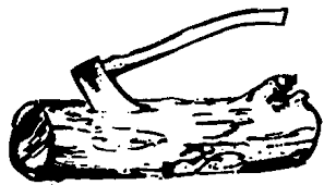 Black And White Wood Clipart Ax Log Wood Badge Clip Art Wood Logs