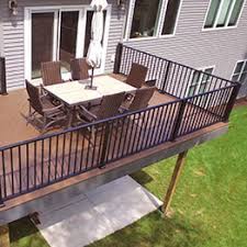 The durability of the deck railing depends on the materials it is made of. Westbury Aluminum Railing Systems Tuscany Railing Decksdirect