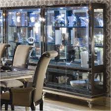Low price for aico hollywood swank leg dining set, caviar michael amini check price to day. N03505t 85 Aico Furniture Hollywood Swank Curio Caviar