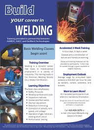A Flyer I Designed For A Welding Training Workplace Safety And Health Welding Training Welding Classes
