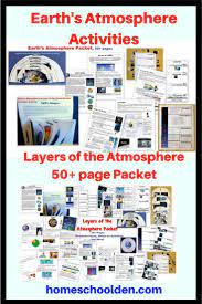 Layers Of The Atmosphere 50 Page Packet This Begins With A Review Of Earth S Systems The G Homeschool Science Curriculum Homeschool Science Earth Activities