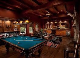 Though the main attraction is the pool table, the pedestal. Luxury House Gaming Room Novocom Top