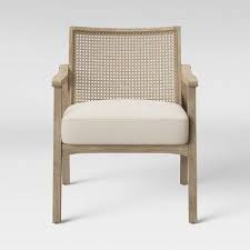 Chelmsford Cane Lounge Chair Natural Threshold Living Room Collections Accent Chairs Chair