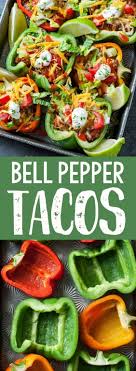 Baked Bell Pepper Tacos Healthy Food Menu Clean Eating Recipes For Dinner Clean Eating Dinner Clean Eating Breakfast Recipes