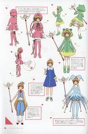 From The Cardcaptor Sakura Clear Card Anime Starter Book Isbn 9784065114827 Some Of The Outfits Sakura Kinomoto W Cardcaptor Sakura Sakura Cosplay Sakura Card