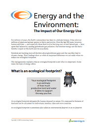 Energy And The Environment Education Backgrounder And Printable Lesson Plans Meets Canad Science And Technology Science Teacher Humor Printable Lesson Plans