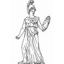 Goddess Athena Coloring Page Coloring Page Countries Coloring Pages Greece Coloring Pages Greek M Coloring Pages Athena Goddess Illustrator Inspiration