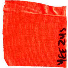Yeezus Red Tape Sticker