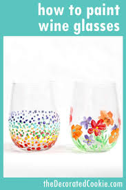 Check out these steps to learn how to paint glass and properly protect your creation. Wine Glass Painting How Tos And 17 Painted Wine Glass Ideas
