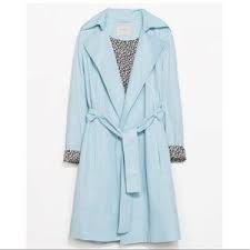 Check out our camel coat buttons selection for the very best in unique or custom, handmade pieces from our shops. Zara Jackets Coats Zara Sky Blue Soft Trench Coat With Animal Lining Poshmark