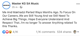 Master kg di boya limpopo ft zanda zakuza and makhadzi. Indeed It S True Makhadzi Confirms Break Up With Master Kg The Citizen